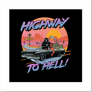 Highway to Hell Posters and Art